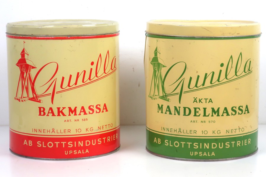 PLÅTBURKAR "GUNILLA" 2st