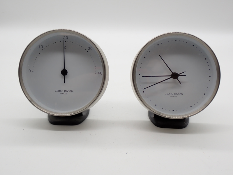 KLOCKA + TERMOMETER Georg Jensen