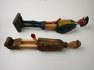 2 st Ekivoka Träfigurer "Pittagubbar"