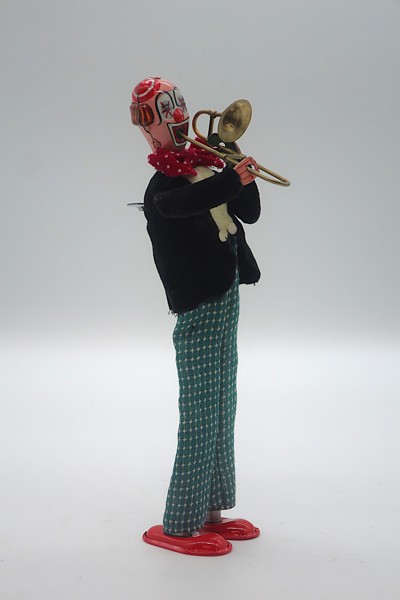 Trombonist "Cirkus Burgler"  Tin Toy Japan  H:23cm