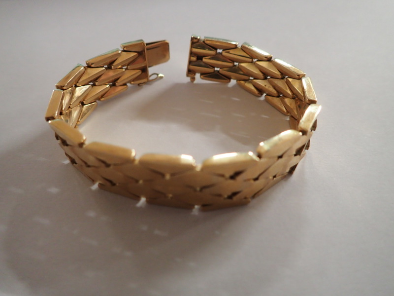 Armband  18k   vikt:28,9gr