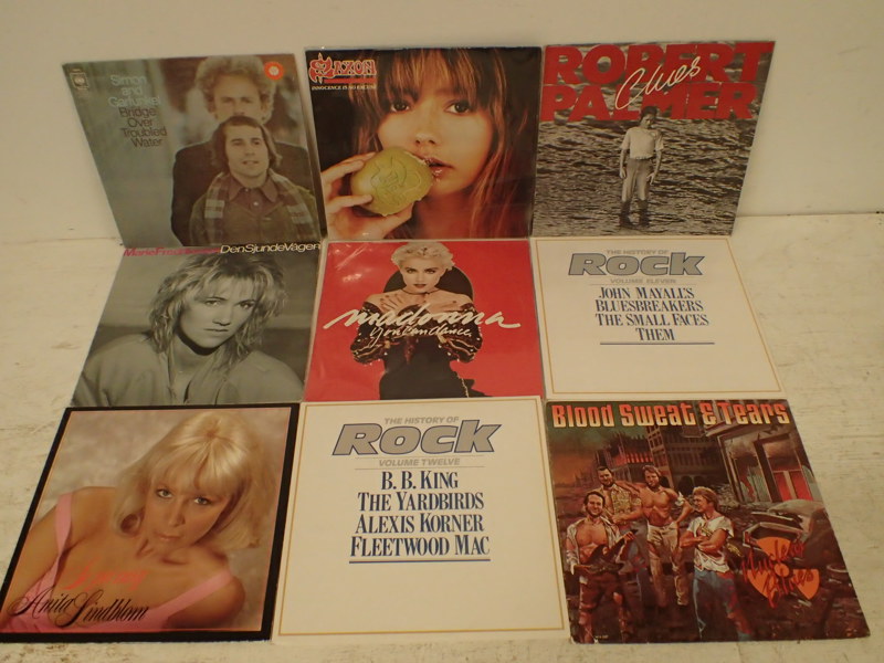 Vinylskivor 9st LP