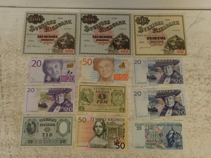 Äldre svenska sedlar