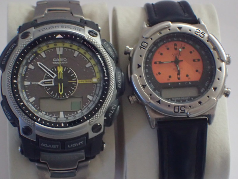 2st armbandsur "Casio,Visa"