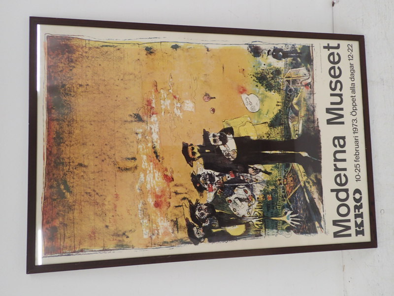 Ramad affisch "Moderna Museet"