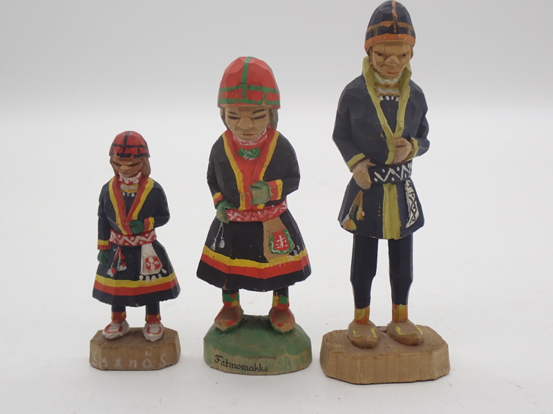 3 st TRÄFIGURER Georg Jonsson