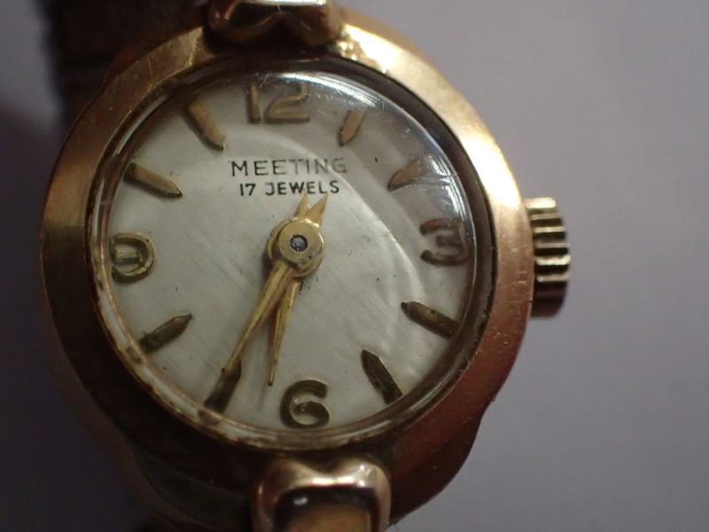 Armbandsur "Meeting" 18k i klockan
