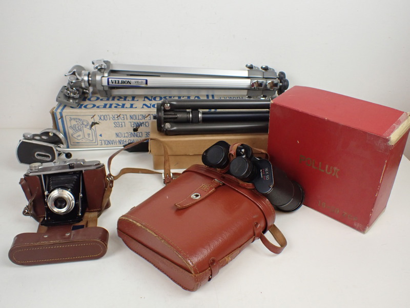 KAMERA "Reporter", KIKARE "Pollux" + STATIV