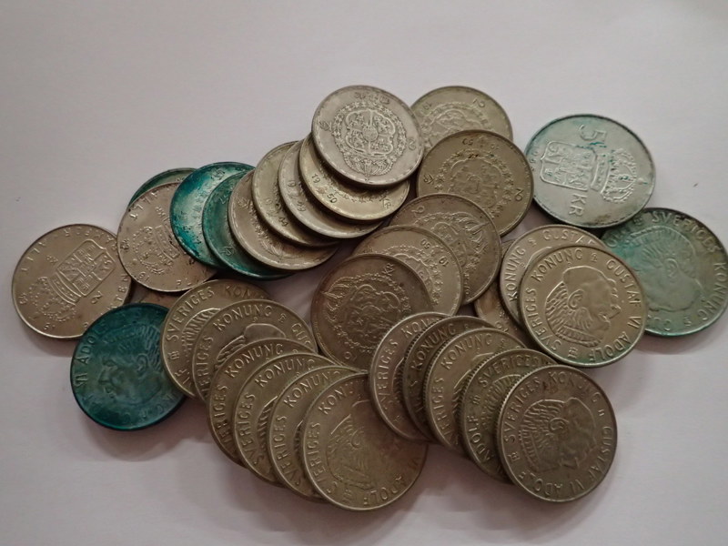 Silvermynt 40% vikt:470gr