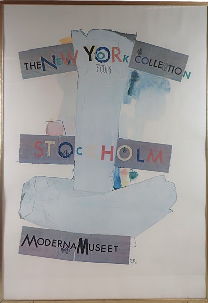 RAMAT TRYCK. MODERNAMUSEÉT. ROBERT RAUSCHENBERG