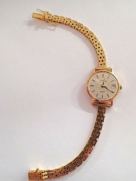 Armbandsur Certina 18k även i armbandet