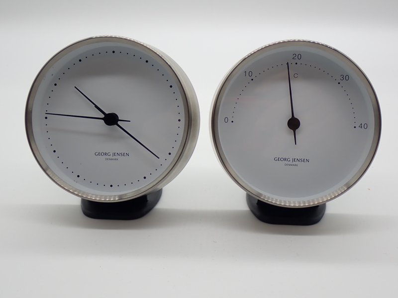 KLOCKA+TERMOMETER Georg Jensen