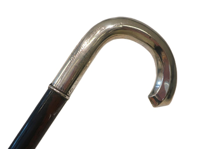 KÄPP MED SILVERKRYCKA