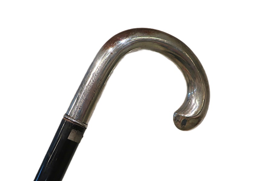 KÄPP MED SILVERKRYCKA