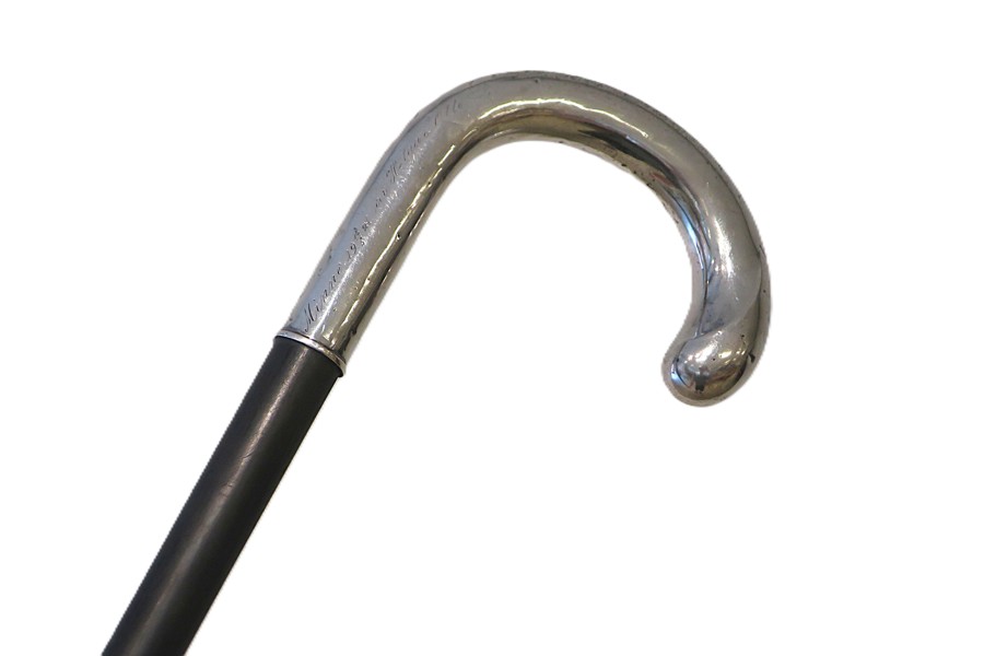 KÄPP MED SILVERKRYCKA