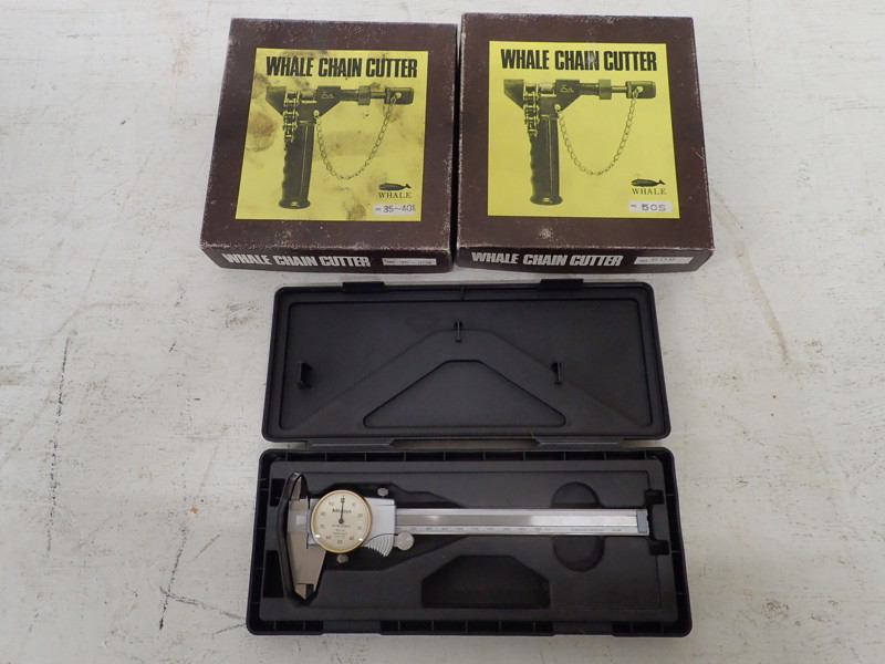 "2st Whale Chain Cutter" + Skjutmått Mitutoya
