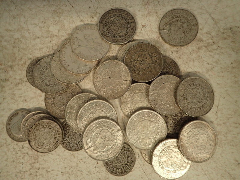 Silvermynt  80%    Vikt:380gr