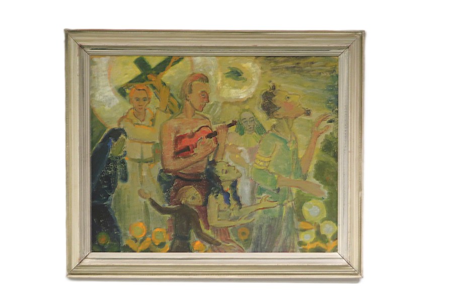 GÖSTA BOHM "MÄNNISKOR PÅ VANDRING"