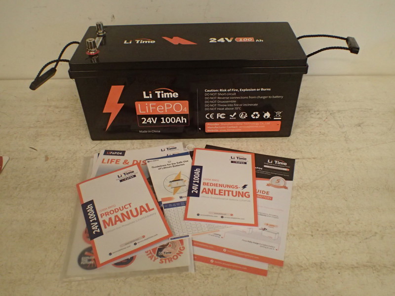 Batteri "LiFePo 4  lithium"   24v  100amp 