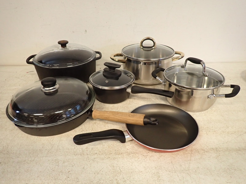 KASTRULLER, STEKGRYTA + GRILLPANNA