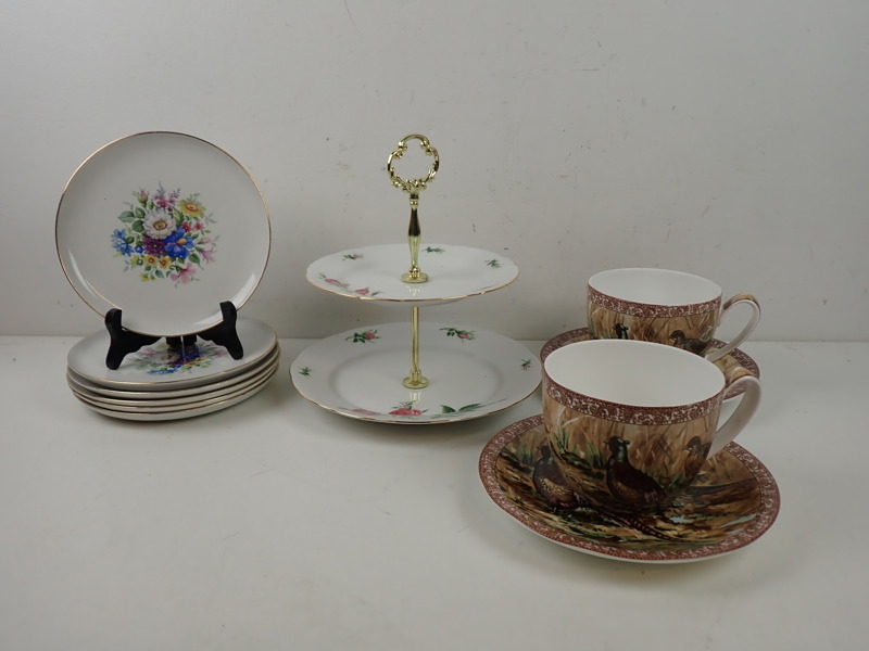 2 st FRUKOSTKOPPAR Staffordshire m m