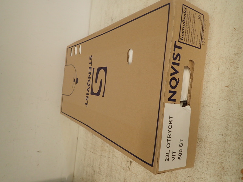 Plastkassar  23L  500st