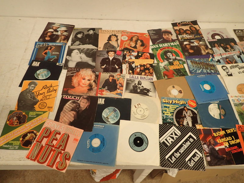 Vinyl singlar   ca.70st    "70-tal"