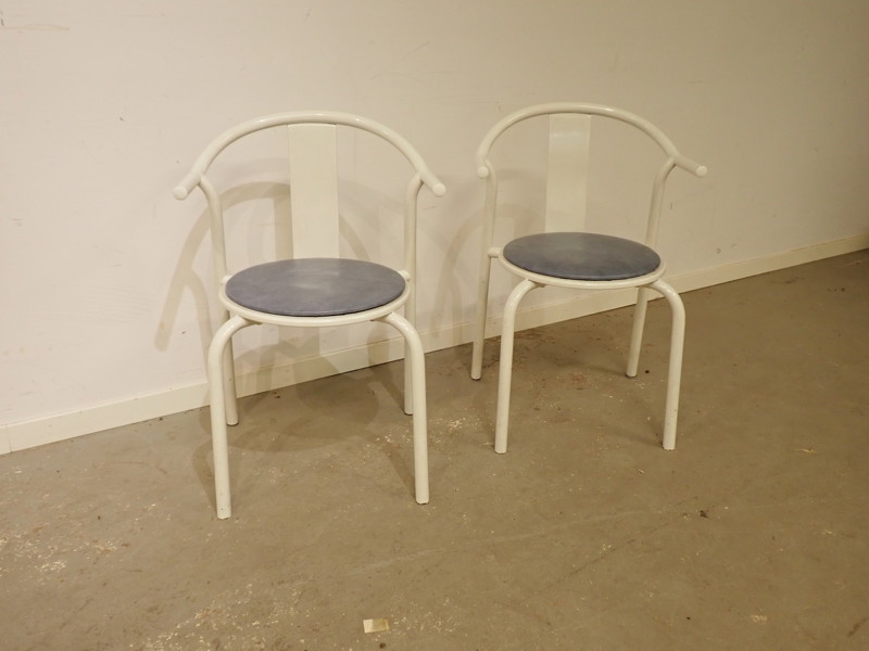 2 st METALLSTOLAR "Maxmo" Ikea