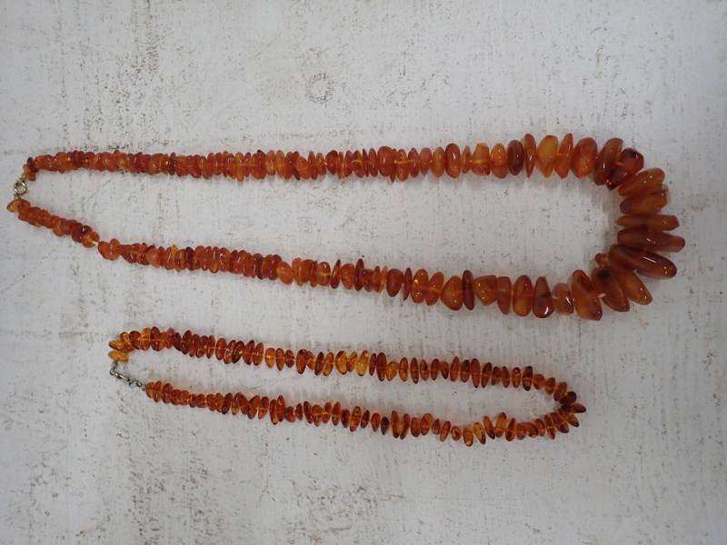2 st HALSBAND "BÄRNSTEN"