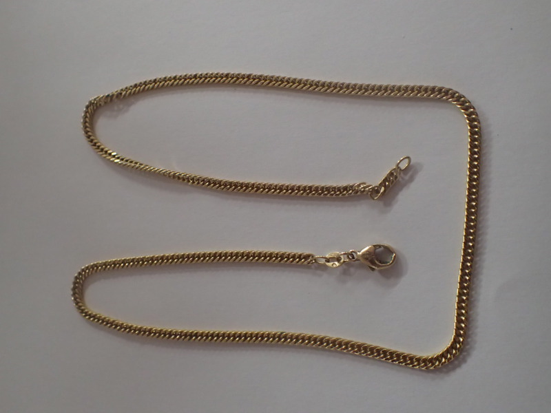 Halskedja 18k vikt:14,5gr