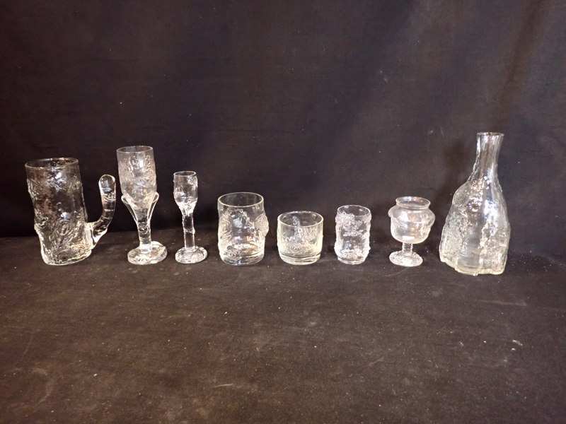 GLASSERVIS"Sial" Rejmyre 56 delar