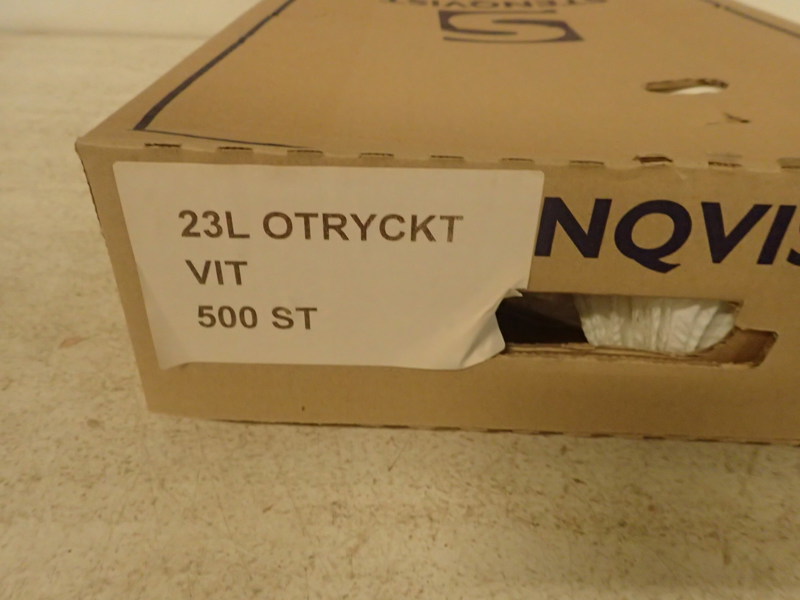 Plastkassar  500st 23L