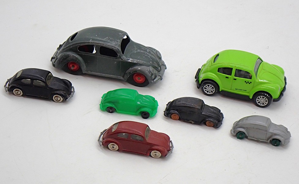 7st modellbilar VW T1 L:4-9cm