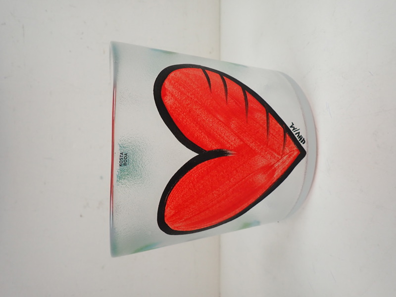 SKÅL "Hjärta" Ulrica Hydman Vallien, Kosta Boda