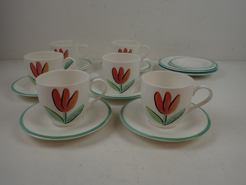 6 st TE/KAFFEKOPPAR Ulrica Hydman Vallien