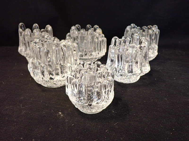 6 st LJUSLYKTOR Göran Wäärf, Kosta Boda