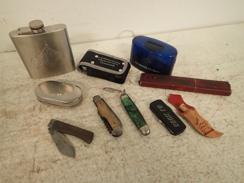 Fickplunta,knivar m.m