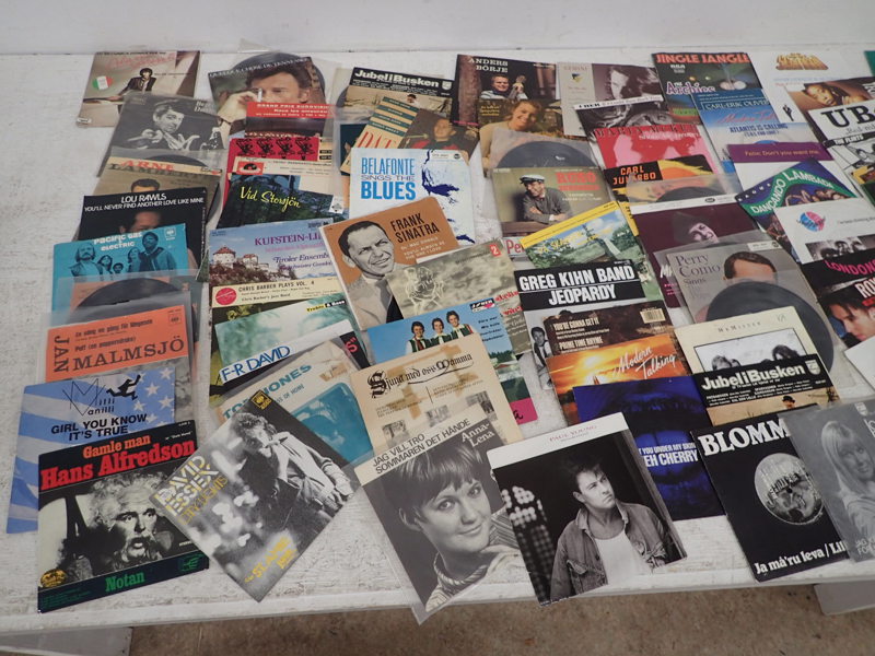 Vinylskivor singlar ca.110st