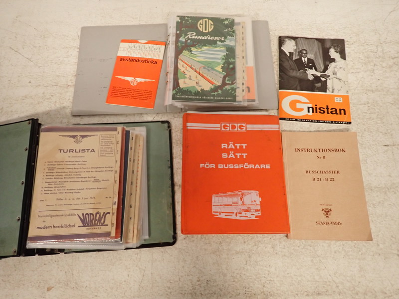 Kuriosa om bussar, tidtabeller m m