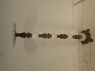 Piedistal i sten o metall     H:85cm