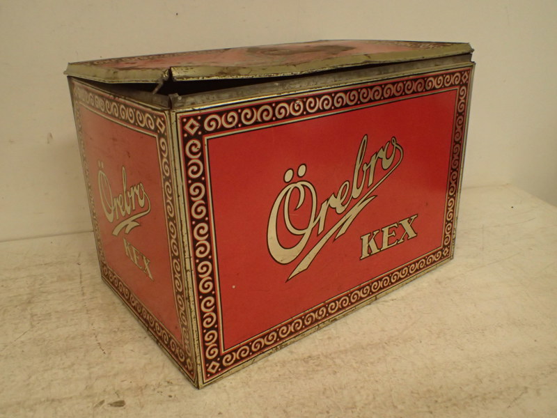 Plåtburk "Örebro Kex"