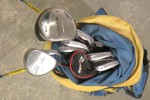 GOLFBAG MED KLUBBOR