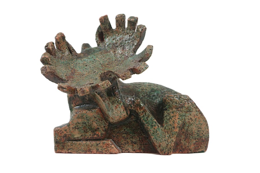 LARS PAGFELDT. FIGURIN "ÄLG" STENGODS