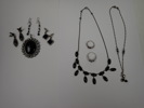 2 st HALSBAND + 2 RINGAR i Silver + Bijouterier