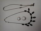 2 st HALSBAND + 2 RINGAR i Silver + Bijouterier