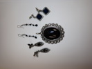 2 st HALSBAND + 2 RINGAR i Silver + Bijouterier