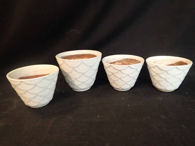 4st krukor  "Wasa"  Ekeby  H:10-12cm