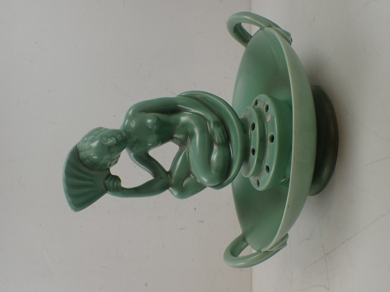 Fat med blomsterdam   H:28cm Gefle