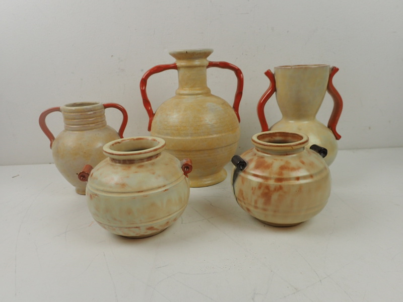 5st vaser Ekeby  H:11,5-23cm