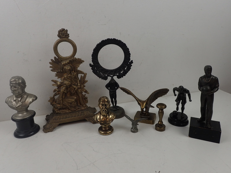 Div.figuriner i metall H:5-29cm